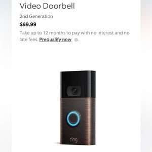 Ring Doorbell, 2nd Generation